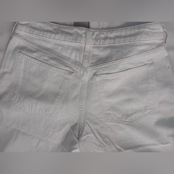 Abercrombie & Fitch White Wide-Leg Jeans - Picture 9 of 11